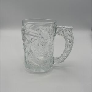 Vintage 1995 McDonalds BATMAN FOREVER Glass Mug DC Comics